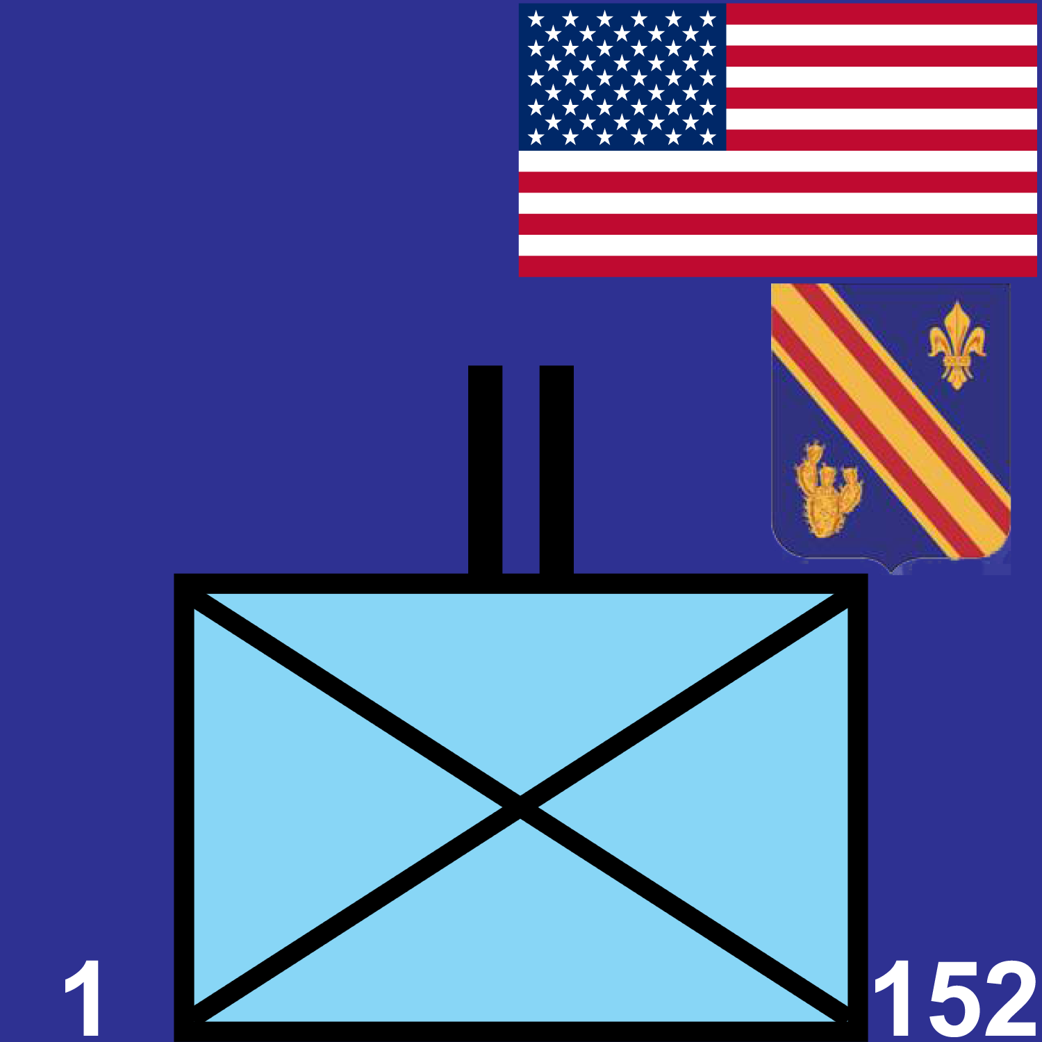 1st Battalion, 152nd Infantry Regiment icon